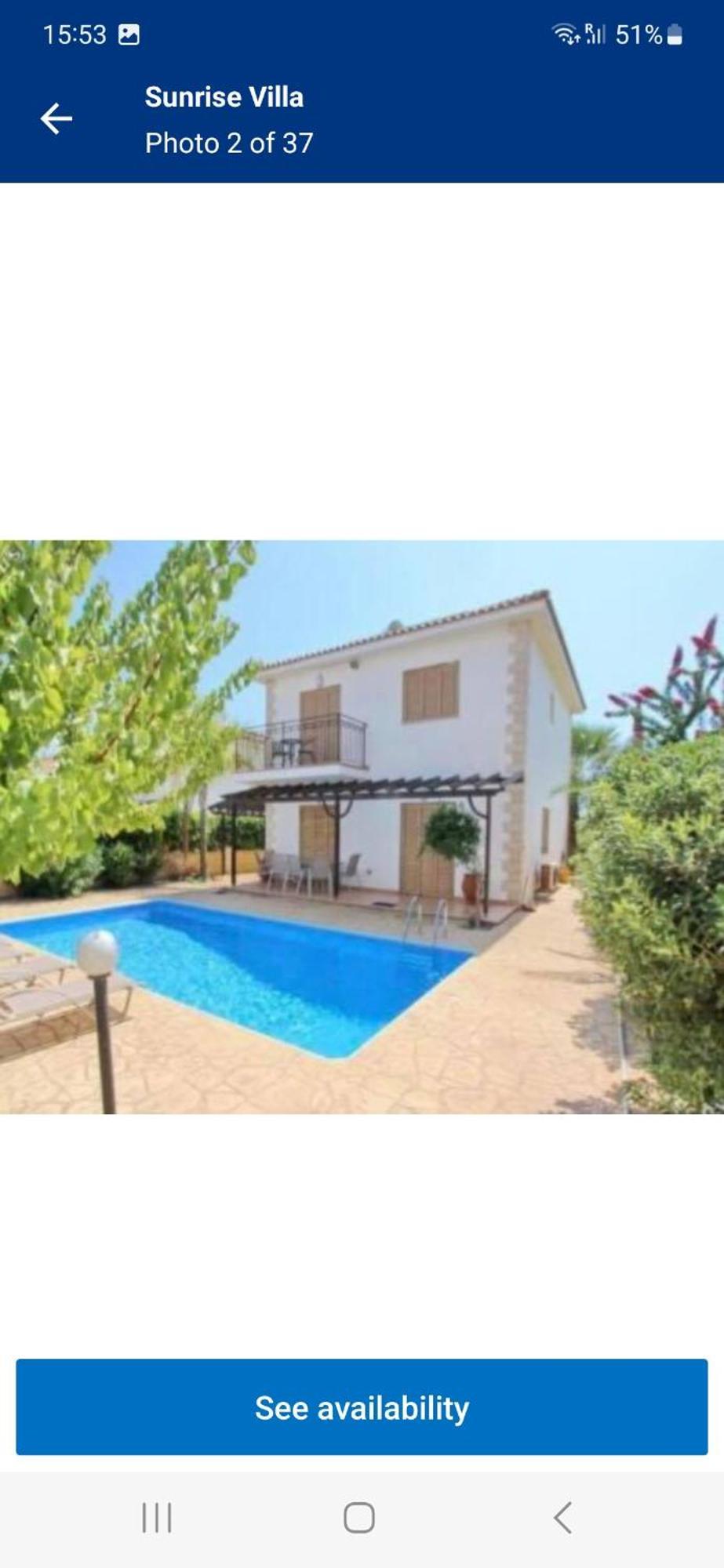 Sunshine Villa, Ayia Thekla Willa